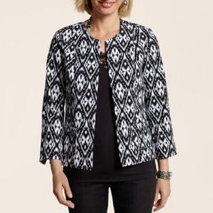 Classiques Entier Black & White Blazer MSRP $359